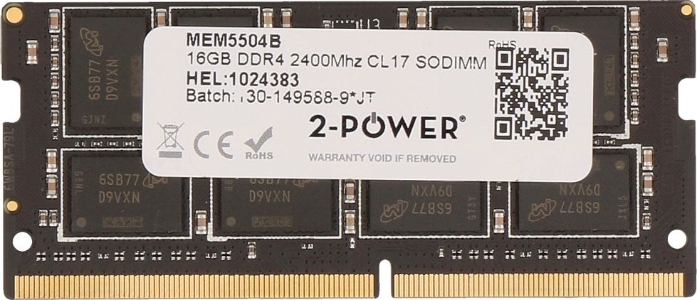 Фото - Оперативна пам'ять 2-POWER Pamięć do laptopa  SODIMM, DDR4, 16 GB, 2400 MHz, CL17 