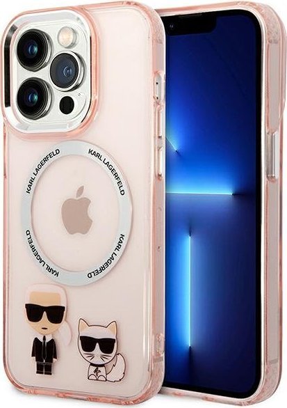 Zdjęcia - Etui Karl Lagerfeld KLHMP14LHKCP iPhone 14 Pro 6,1" hardcase róż 