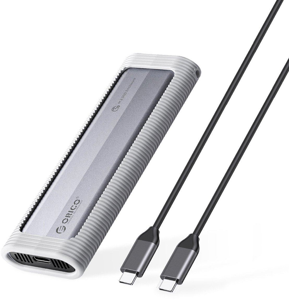 Kieszeń obudowa na dysk AXM2S-G2 M.2 NVME / NGFF USB-C 10Gb/s - szara Kieszeń obudowa na dysk AXM2S-G2 M.2 NVME / NGFF USB-C 10Gb/s - szara