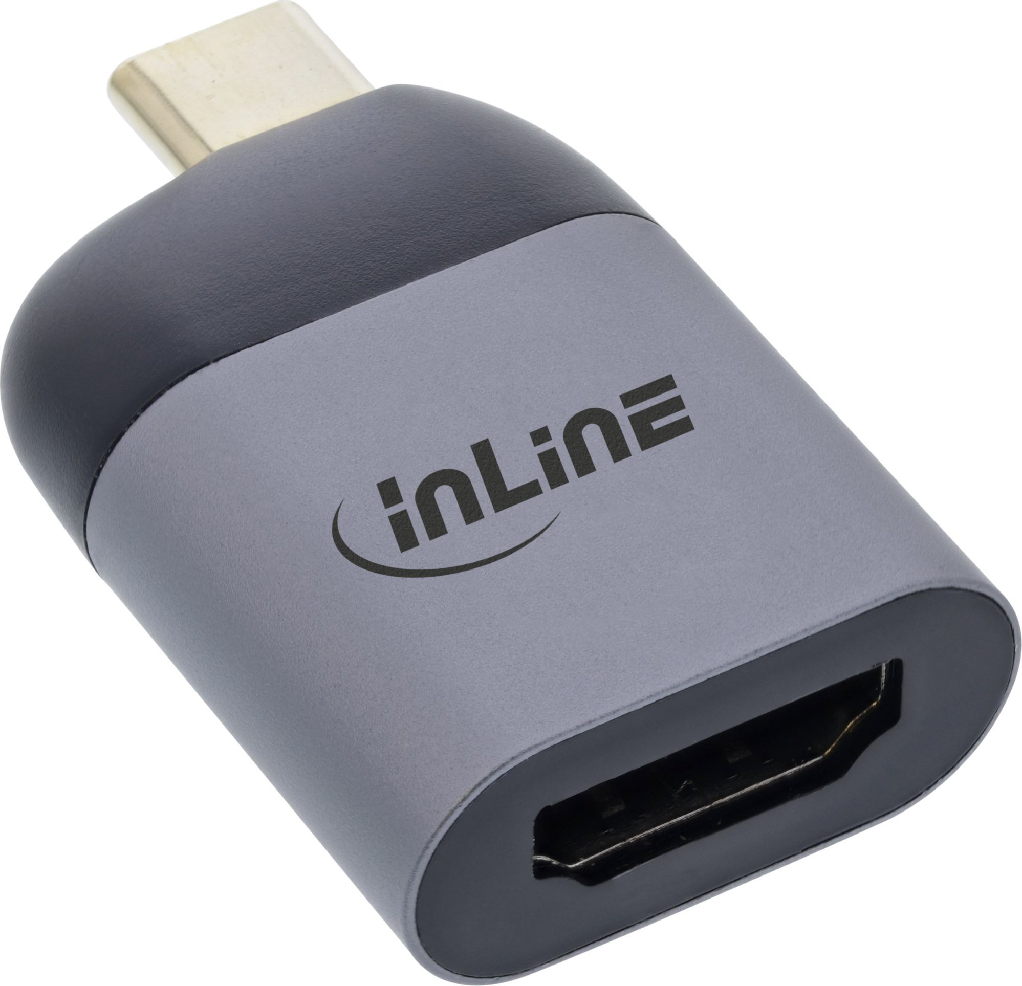 Adapter USB InLine USB-C - HDMI Szary (64106H)