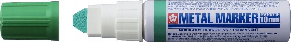 Sakura Marker METAL zielony pogrubiony