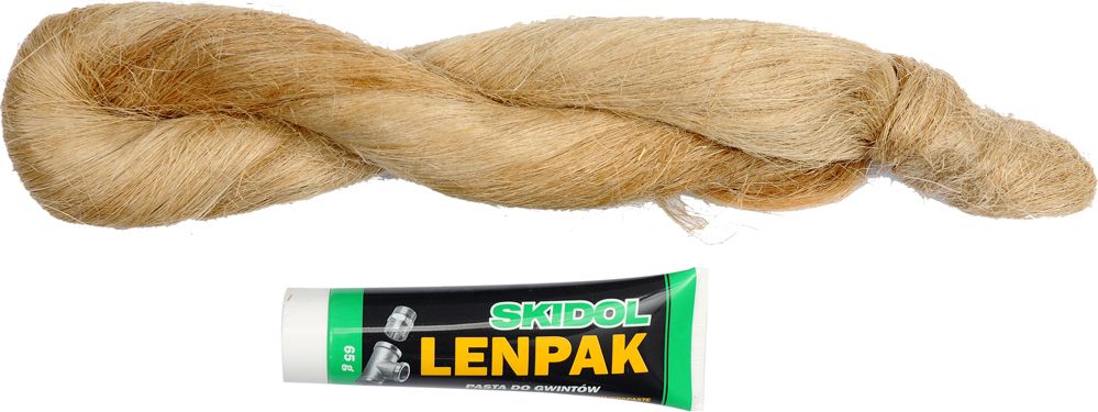Skidol Hydrauliczny zestaw naprawczy pasta Lenpak 65g + pakuły lniane 100g (86761)
