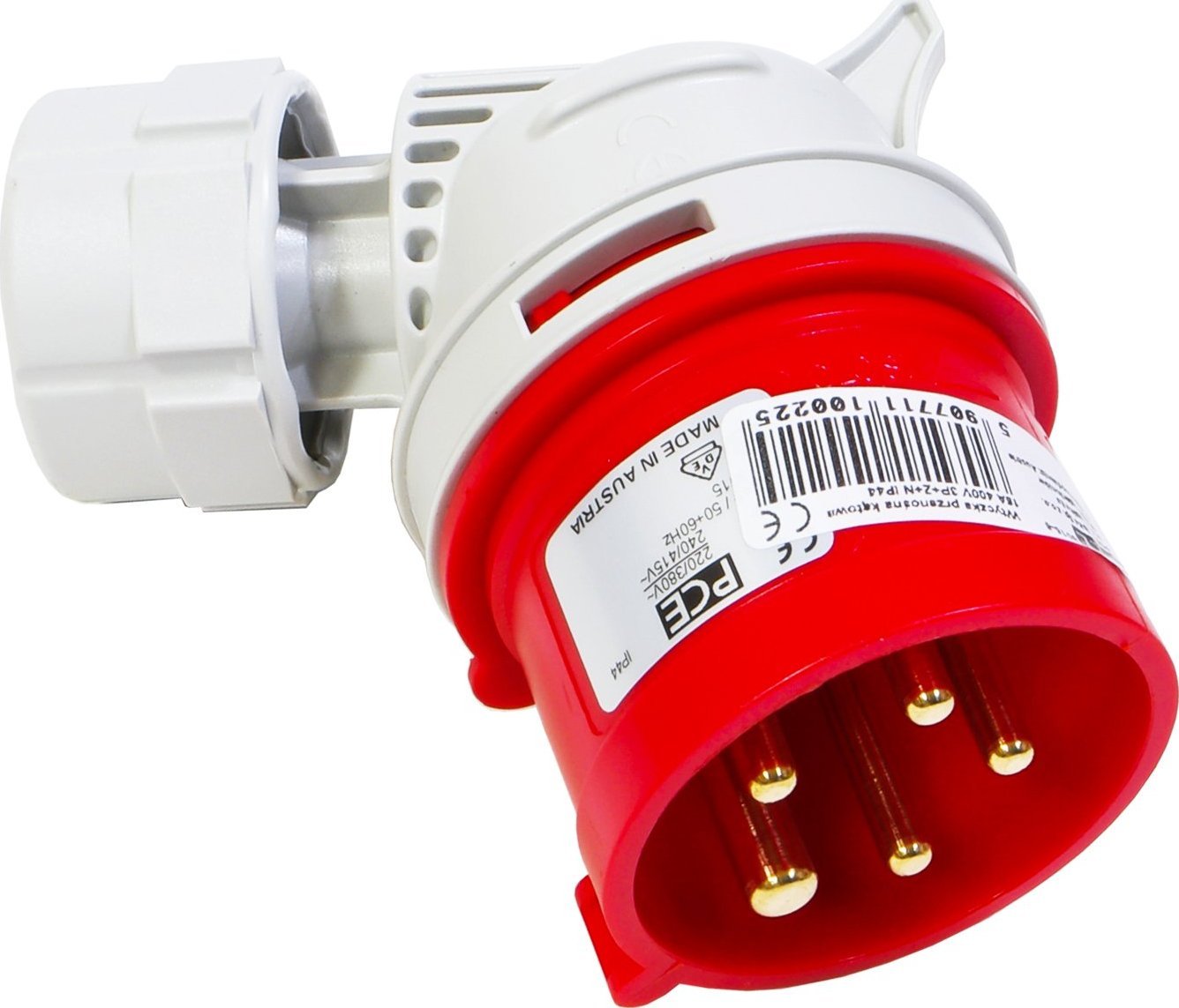 PCE Wtyczka przenośna kąt 16A 5P TWIST 8015-6 PCE