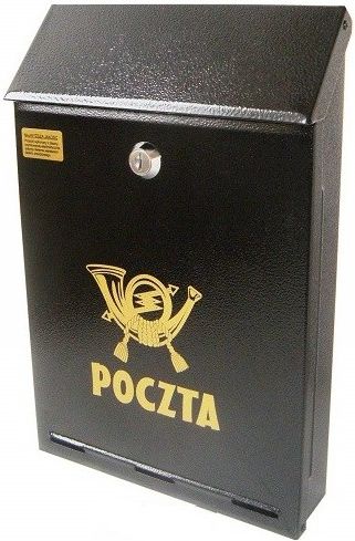 Skrzynka na listy A-4 antracyt (SKL A4 499)