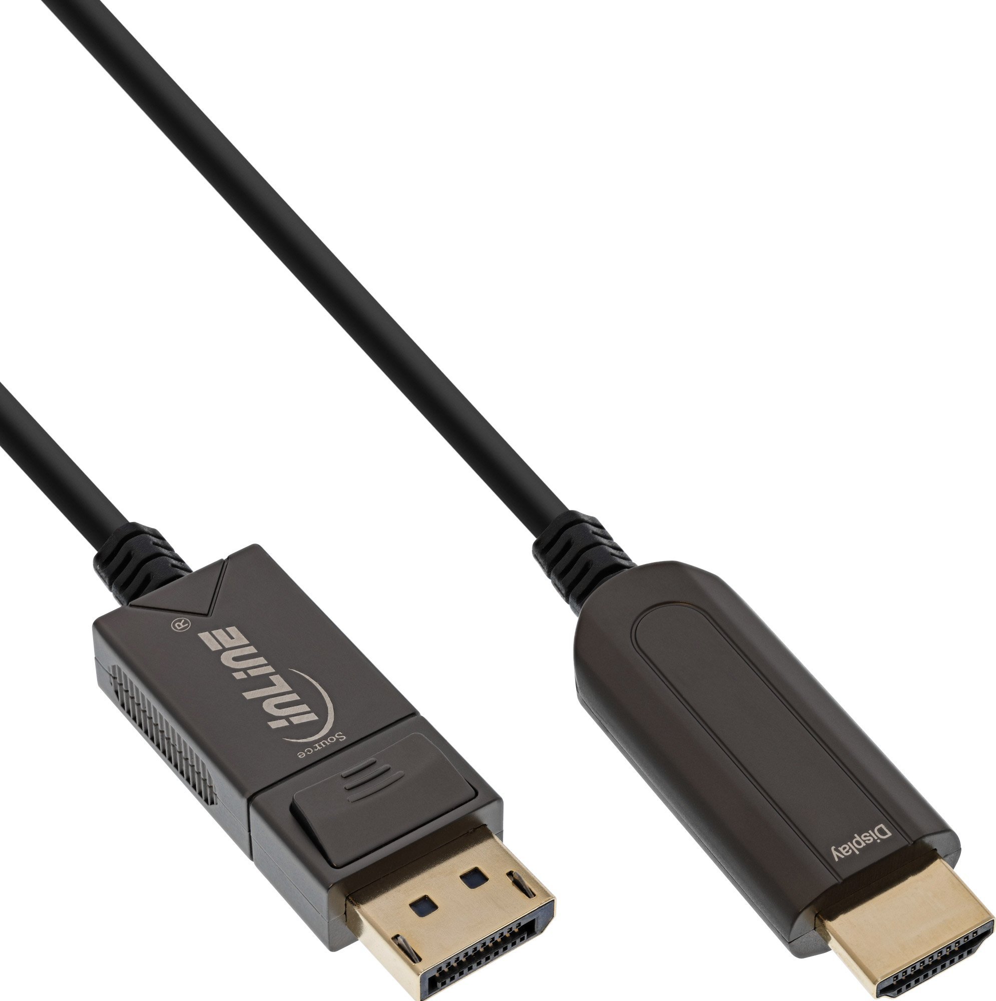 Zdjęcia - Kabel InLine   HDMI - HDMI 20m czarny  (17180C)
