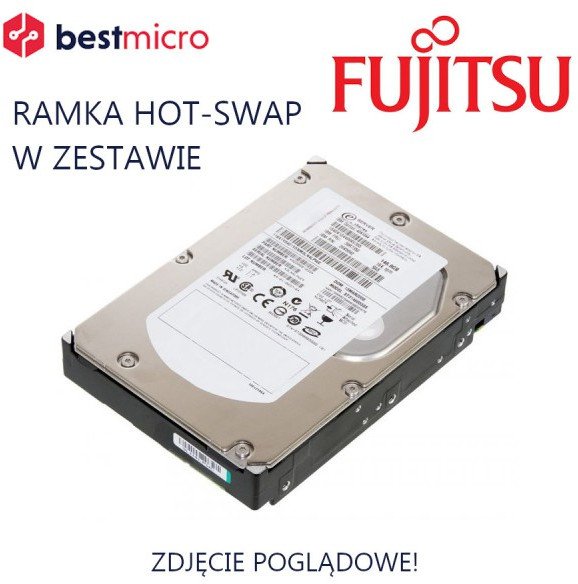 Dysk serwerowy Fujitsu 300GB 3.5" SAS 12Gb/s Refabrykowany (A3C40178586)