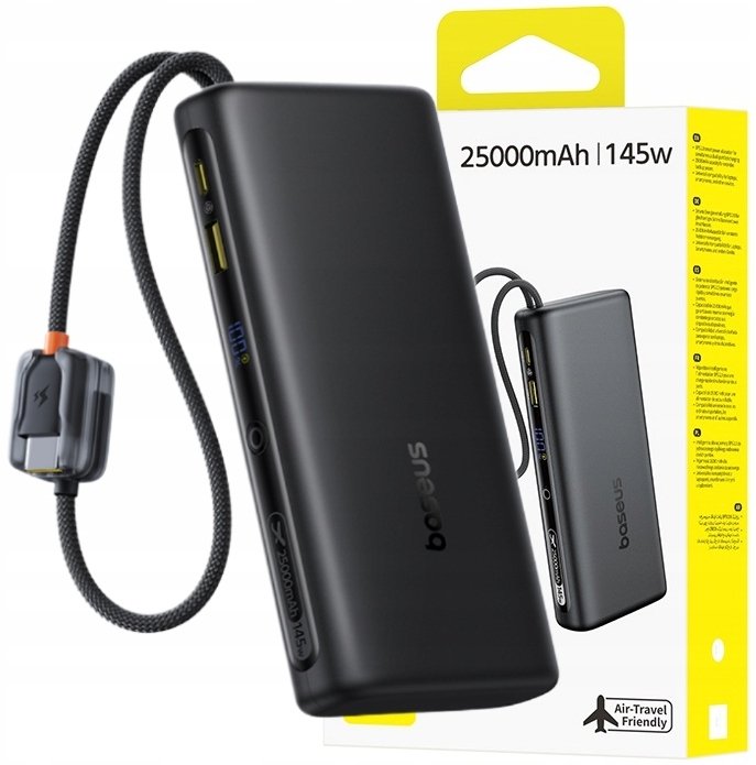 Powerbank Baseus Baseus EnerFill FC41 25000 mAh 145W czarny