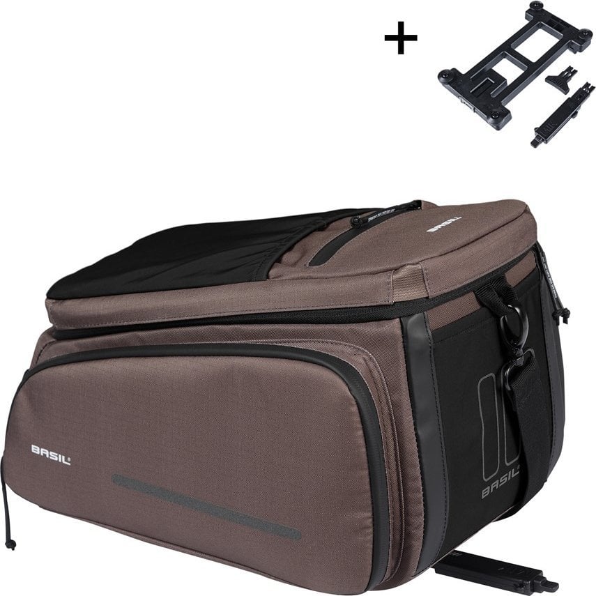Basil Torba na bagażnik MOV TRUNK BAG, MIK z adapterem do mocowania, 10-26L, Wodoodporna, Brown (NEW...