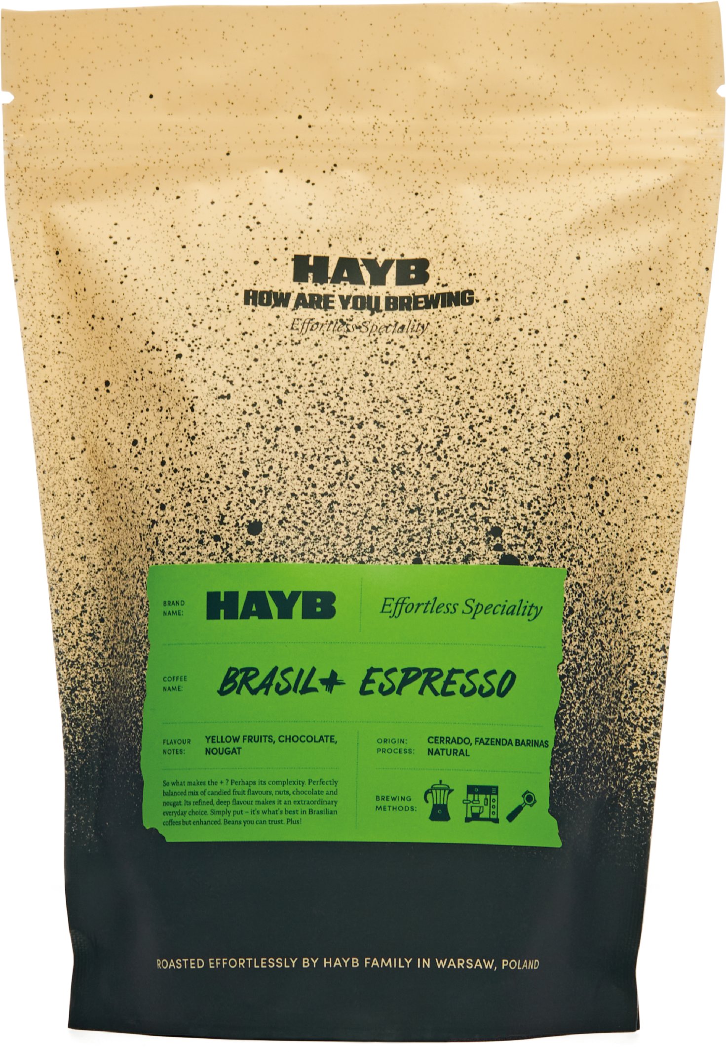 Kawa ziarnista HAYB Brasil+ Espresso 250 g