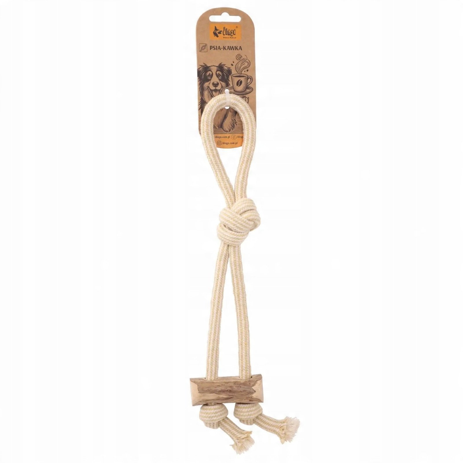 Dingo DINGO GRYZAK Z DRZEWA KAWOWEGO PSIA KAWKA PRZECIĄGACZ 37cm