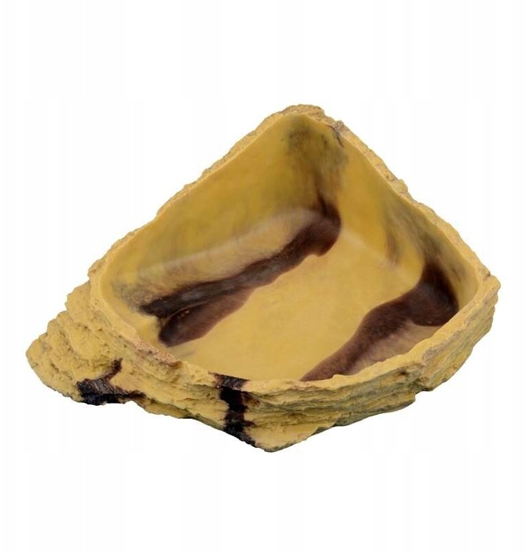 Terra Natura Terra Natura Dekoracja terrarystyczna miska do terrarium pustynna narożna duża 22,5*19*8cm