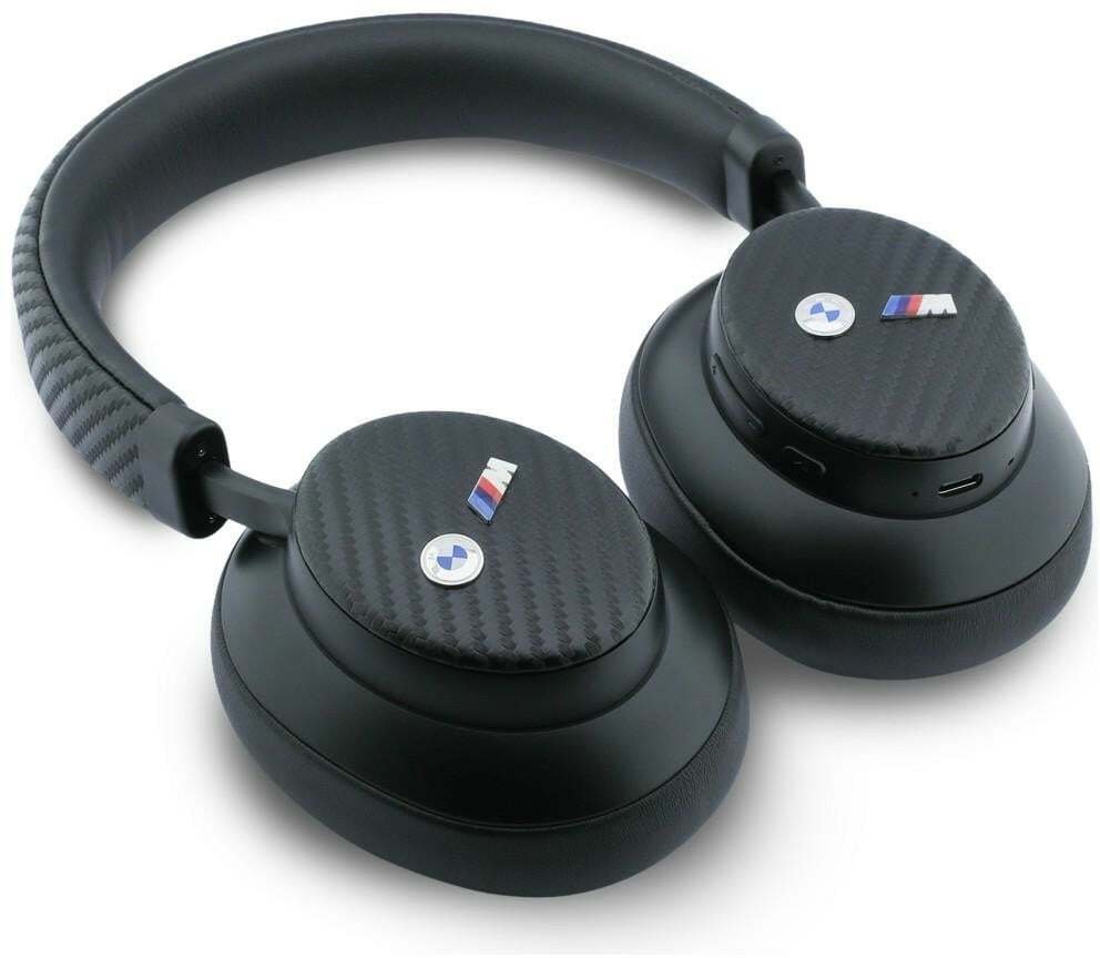 Słuchawki BMW Słuchawki nauszne BMW M Carbon Metal Logo Bluetooth ENC czarny