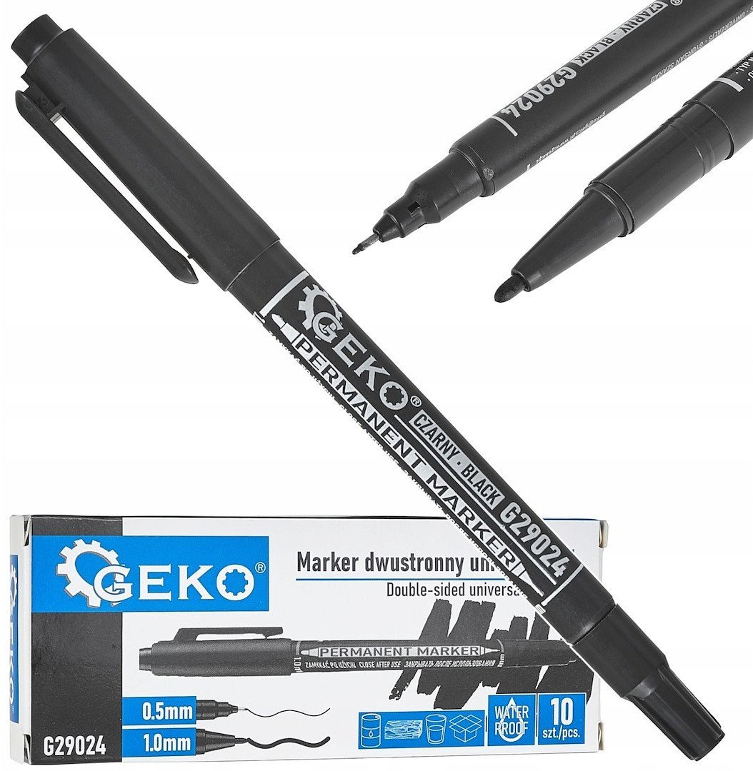 Geko Marker dwustronny wodoodporny uniwersalny (10/240)