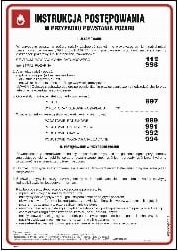 Mój dom Instrukcja Postępowania Przypadku Powstania Pożaru Libres Polska Sp Sgp-Db003_245X350_Pn 5904937008861