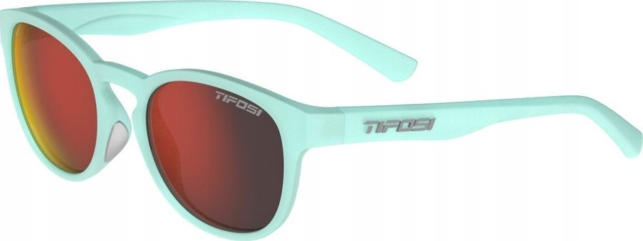 TIFOSI Okulary SVAGO satin crystal teal (1 szkło Smoke Red 15,4% transmisja światła)