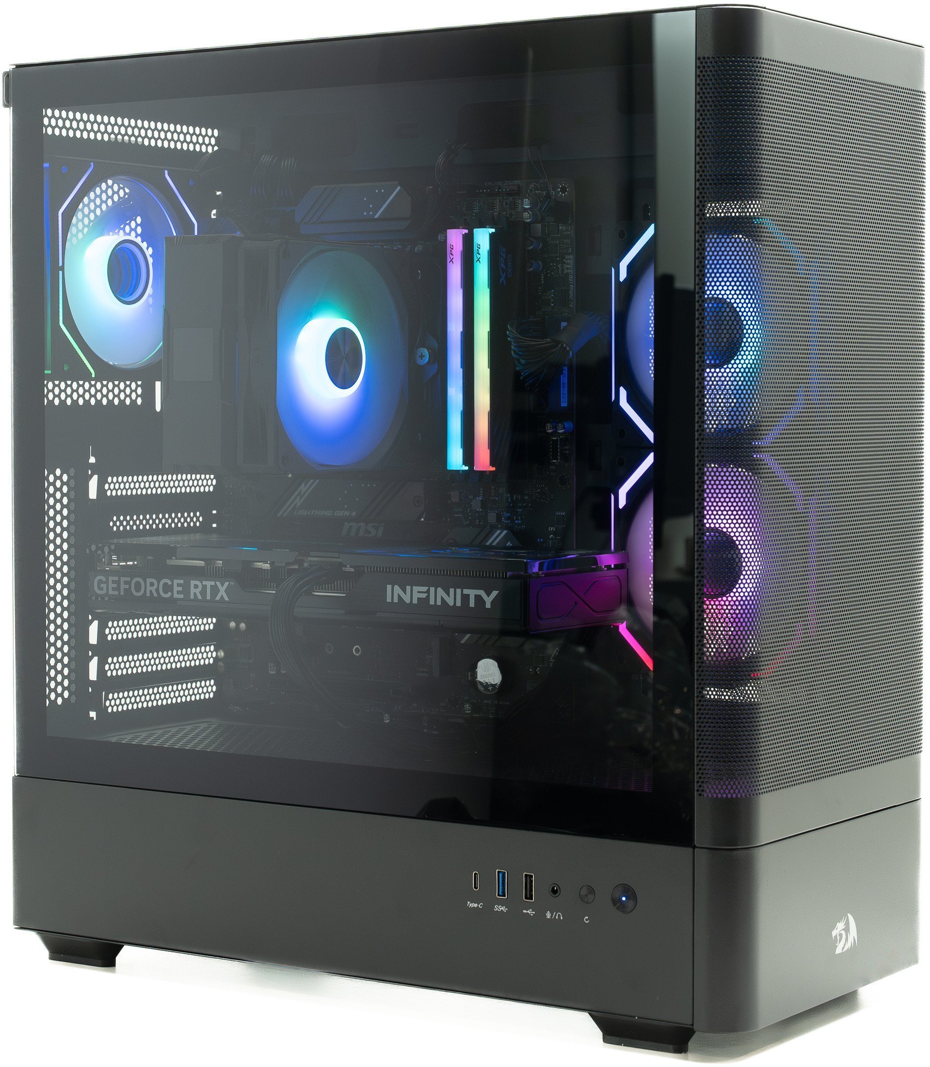 Komputer Obsidian PRIME, Ryzen 5 7600X, 32 GB, RTX 5060, 1 TB M.2 PCIe Windows 11 Home