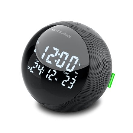 Radiobudzik Muse | Clock Radio with Alarm Function | M-197 BT | Bluetooth | FM radio | Wireless connection