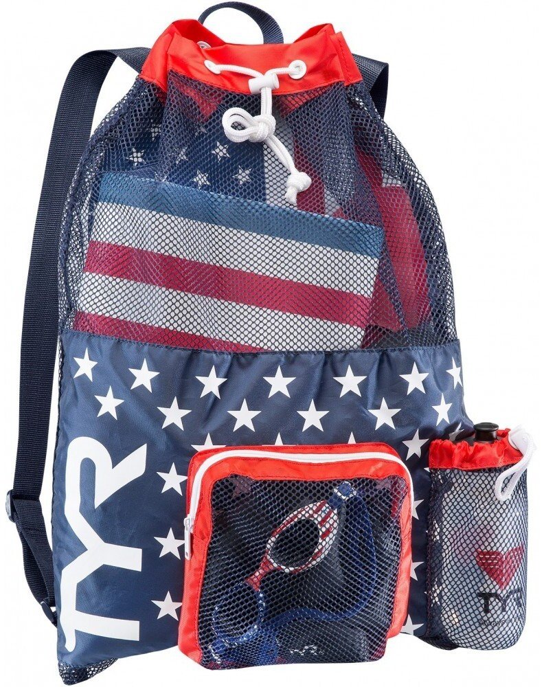 Avenli TYR WOREK NA SPRZĘT ALLIANCE BIG MESH MUMMY BAG BACKPACK USA RED-NAVY LBMMB3 642