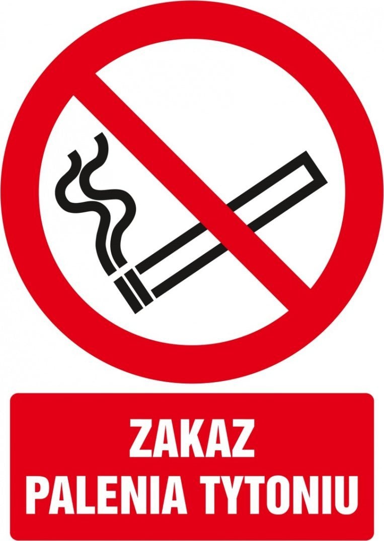 PROCERA Znak TDC, Zakaz palenia tytoniu