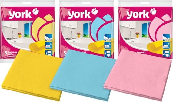 York Ściereczka domowa do czyszczenia 5 szt mix YORK
