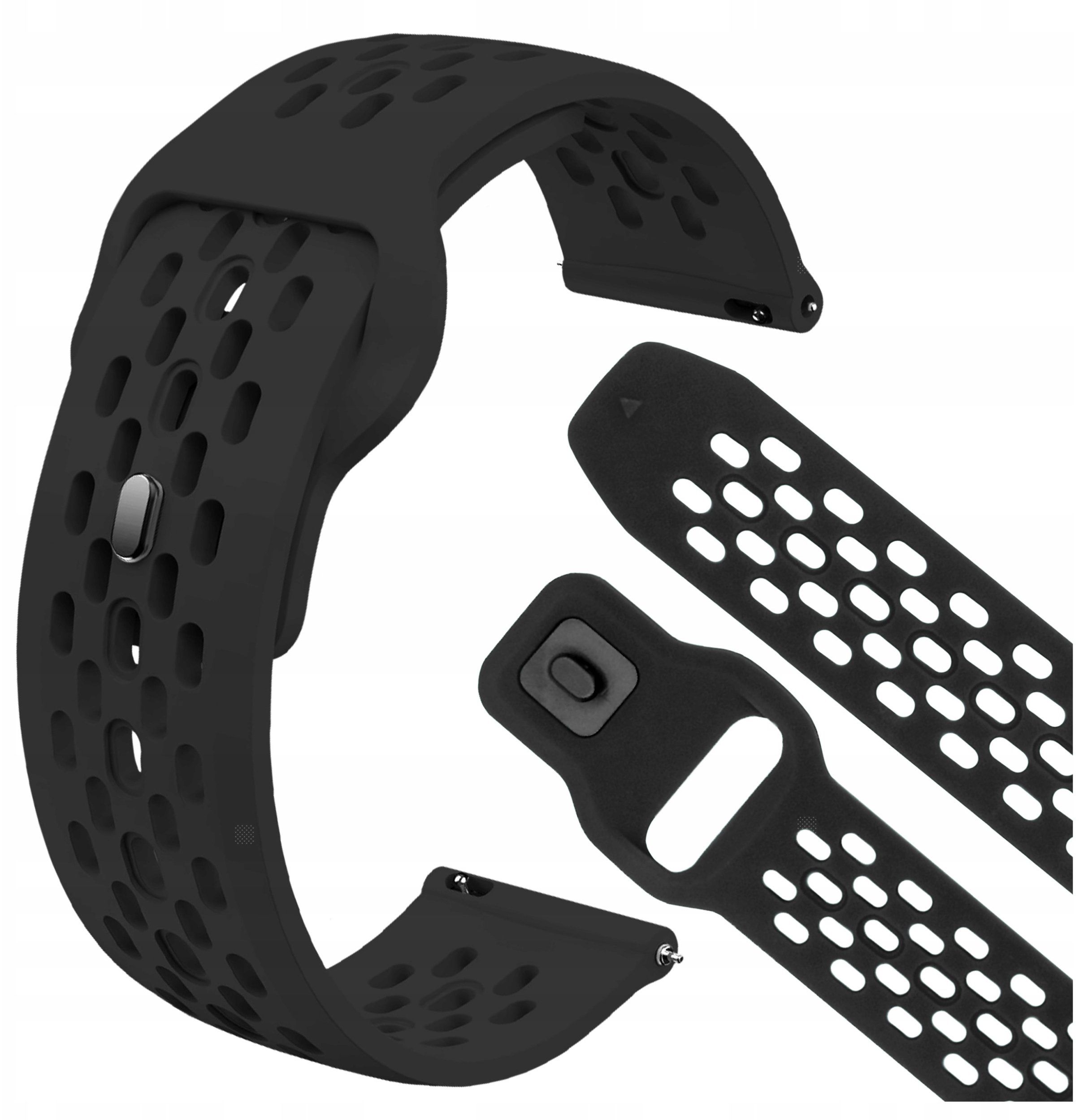 ChronSmarta Pasek ChronSmarta do smartwatch'a Garett Kids Essa 4G, Viva, Rose (Czarny)