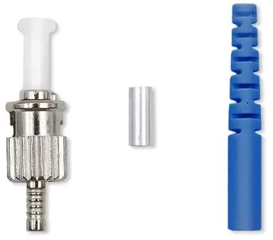 Qoltec Złącze światłowodowe ST | Singlemode | 3.0mm | Zestaw montażowy | 200szt.