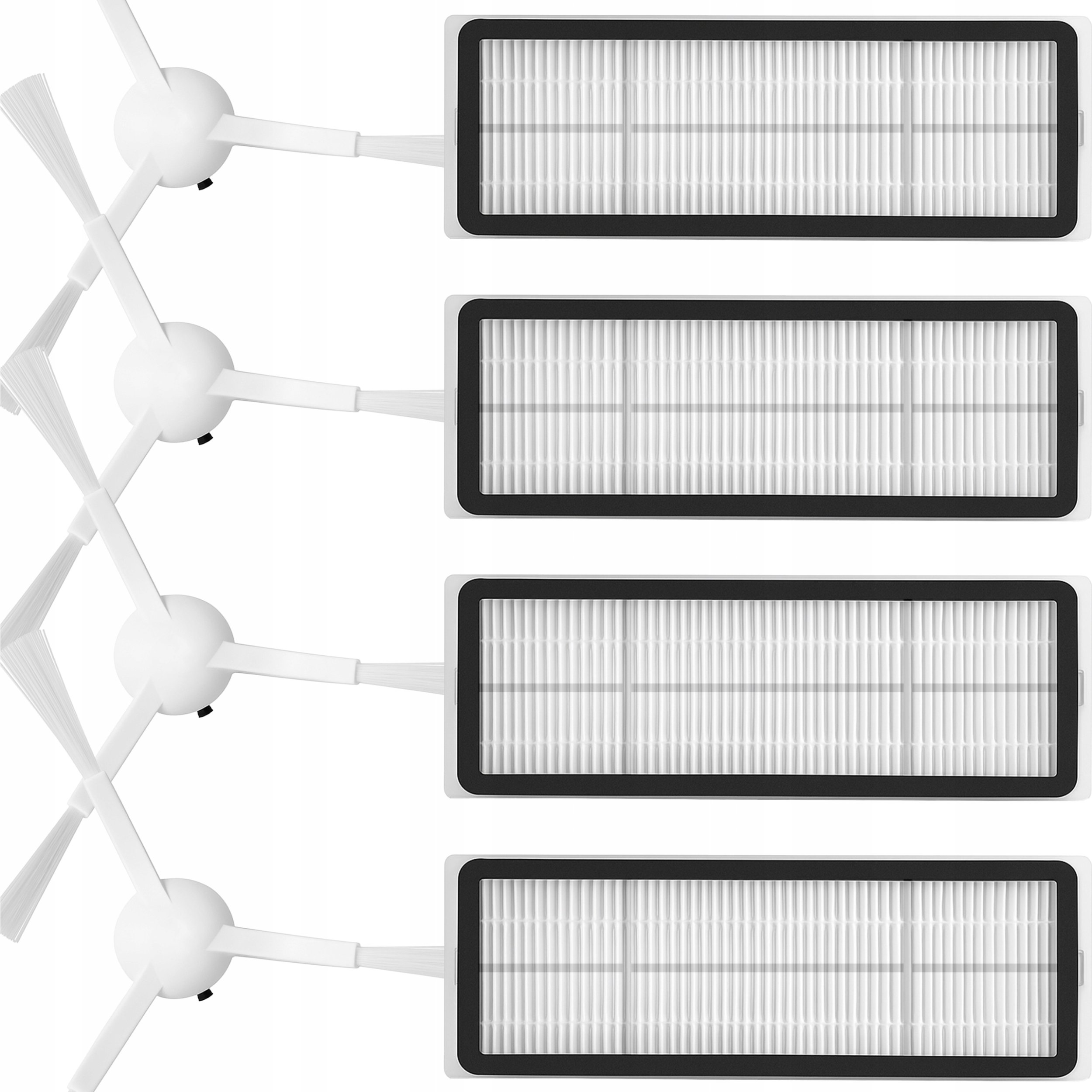 4x ZESTAW FILTRY DO ODKURZACZA SPRZĄTAJĄCEGO XIAOMI MI ROBOT VACUUM 5x15cm