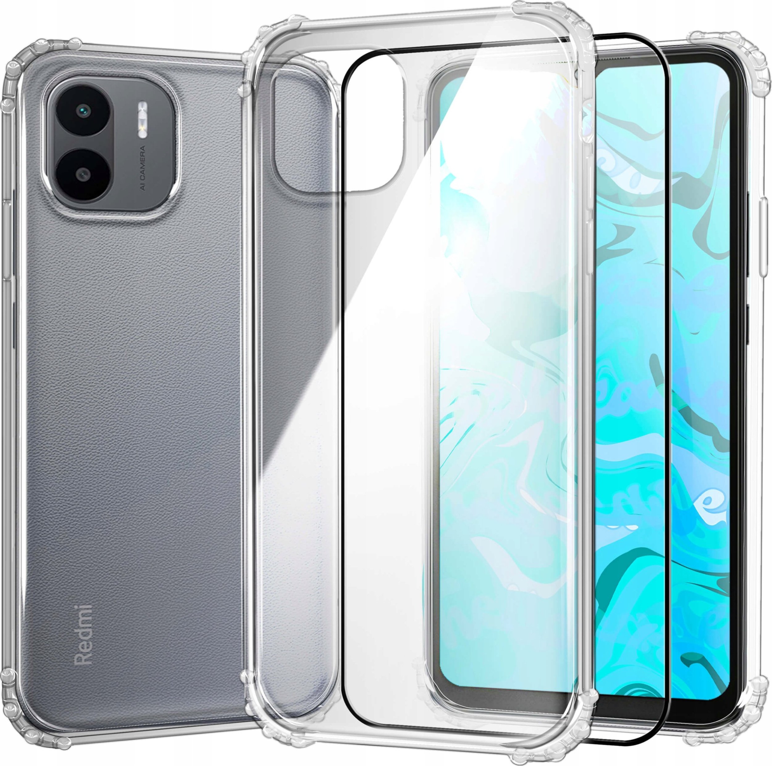 Hello Case ETUI PANCERNE DO XIAOMI REDMI A1 | CASE SILIKON GUMOWE SLIM SHOCK SZKŁO