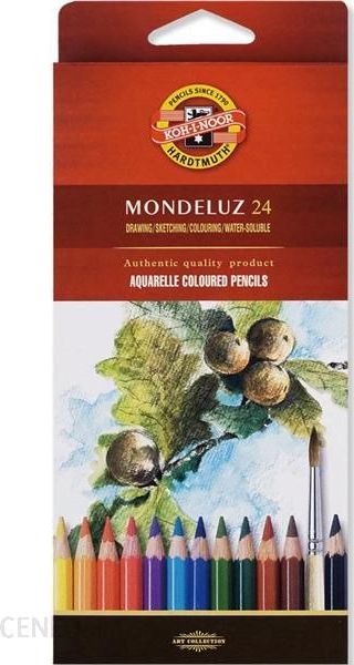 Koh I Noor Kredki akwarelowe KOH-I-NOOR Mondeluz 24 kolory Koh-I-Nor