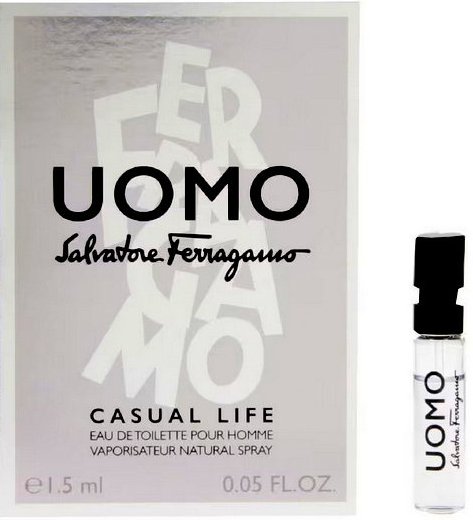 Salvatore Ferragamo Woda Toaletowa Mini Uomo Casual Life - 1,5Ml Spray (0000029072)