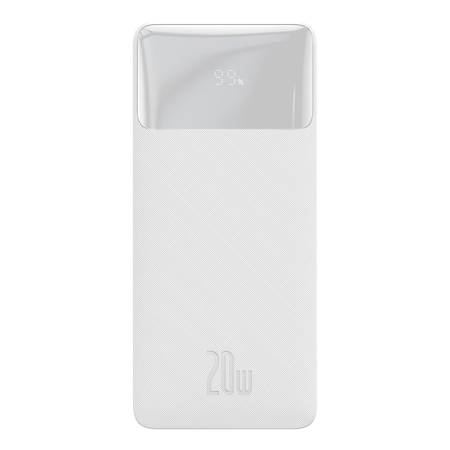 Powerbank Baseus Bipow Digital Display 20W 10000mAh Biały