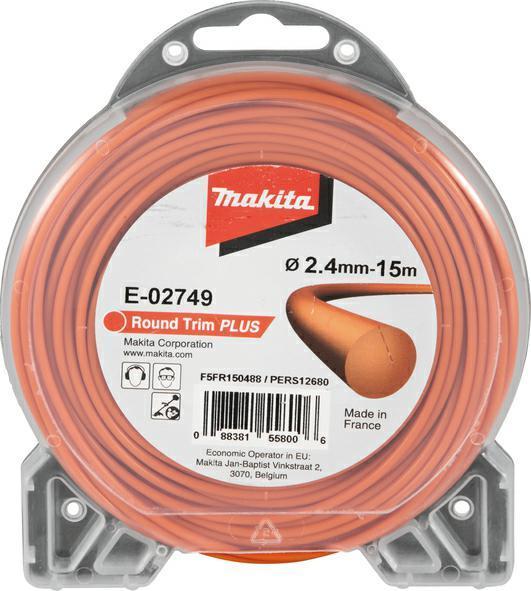 Makita MAKITA ŻYŁKA NYLONOWA OKRĄGŁA 2,4mm/15m ME-02749