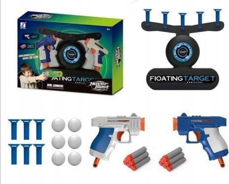 LeanToys Gra Zręcznościowa Strzelanie Do Celu Pistolet Unoszące Się Kulki LEAN Toys