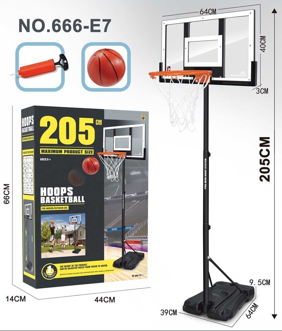 1PUNKT Koszykówka 205cm + Akcesoria