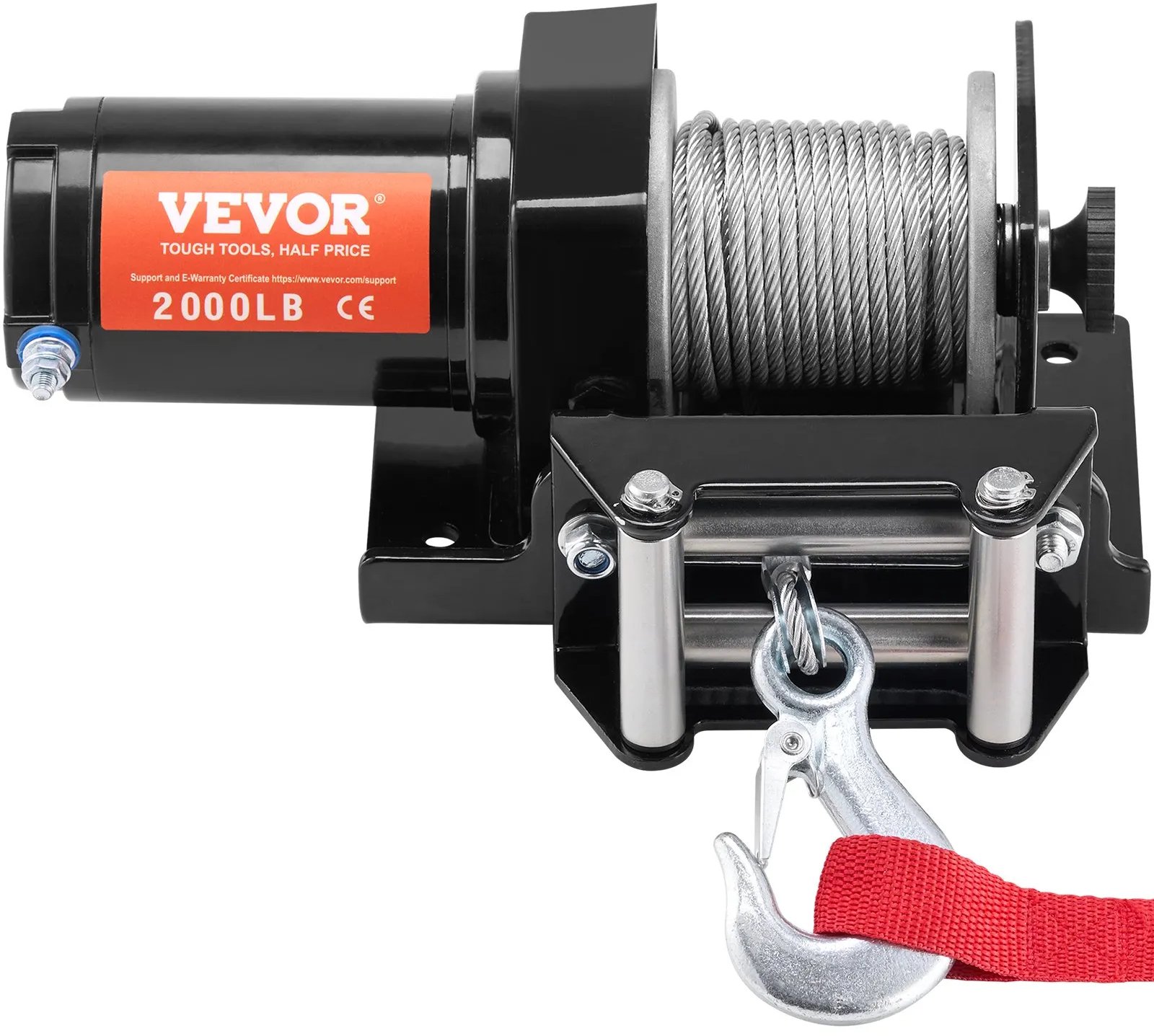 Wyciągarka elektryczna ATV UTV udźwig do 907 kg stalowy kabel wodoodporna