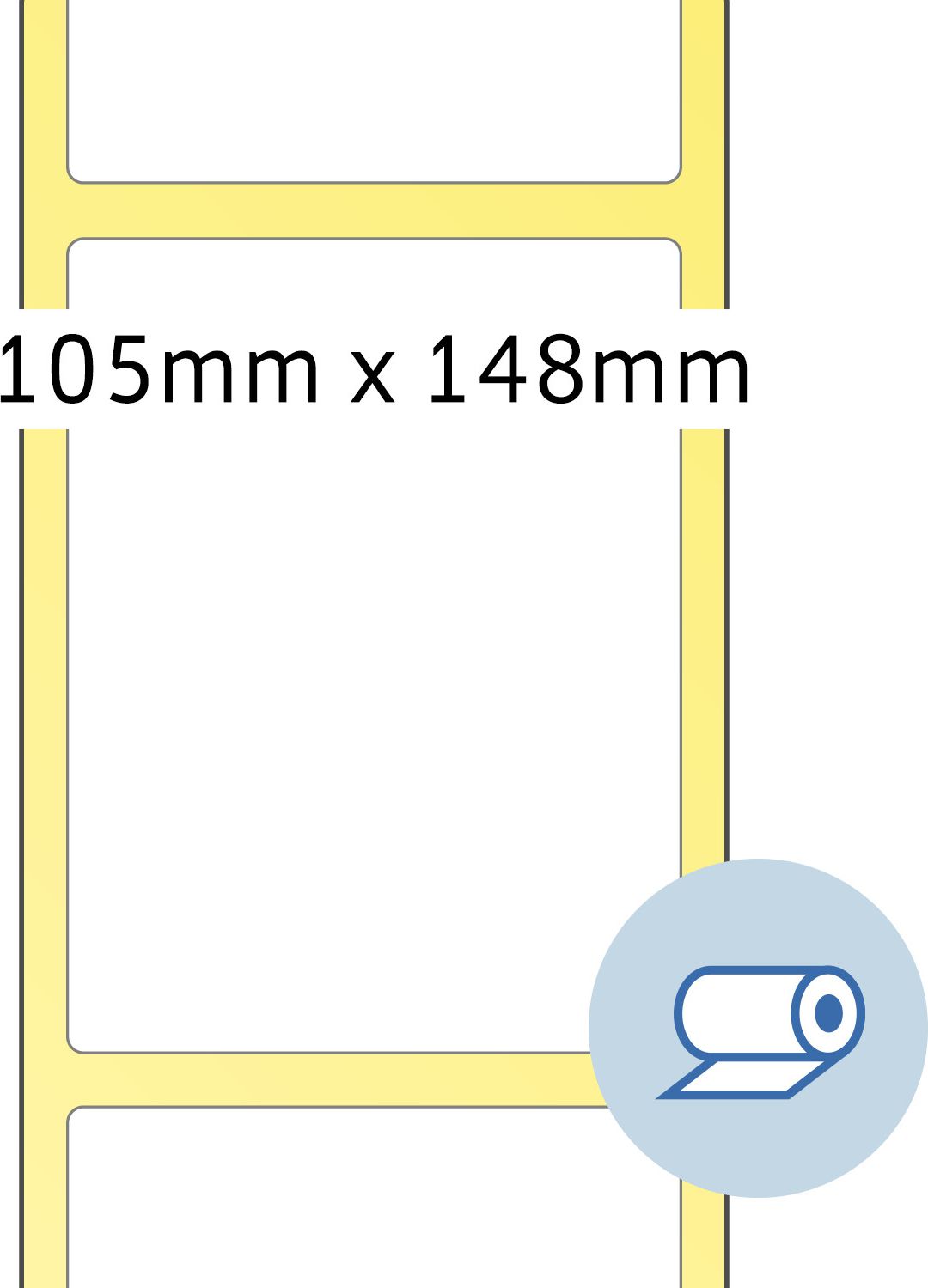 Herma Rolka etykiet 105 x 148.5mm / 1000 sztuk (4095)