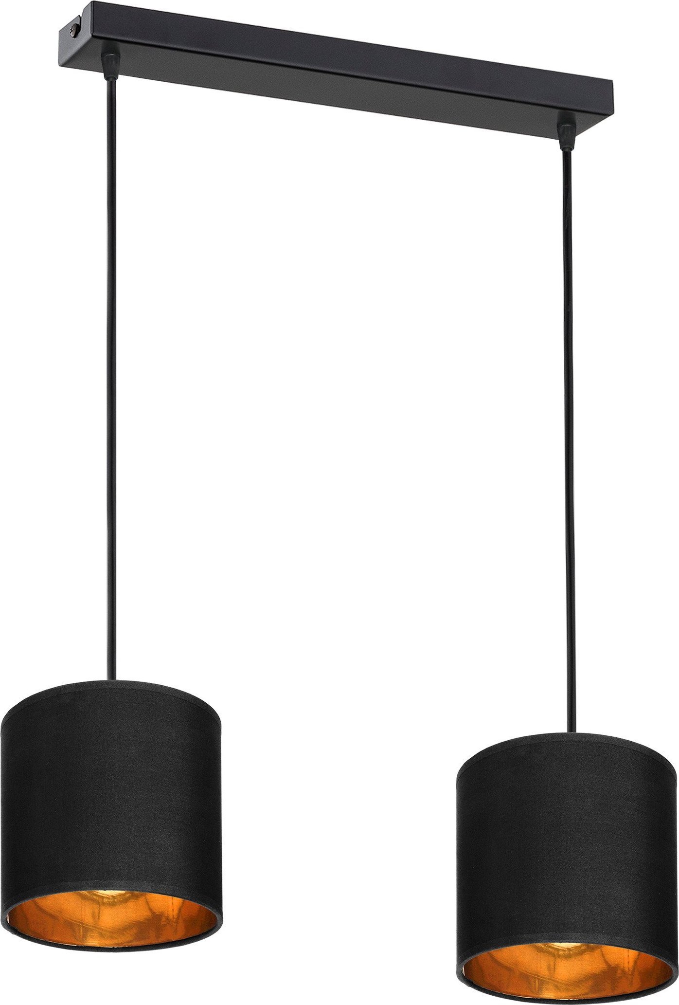 Zdjęcia - Żyrandol / lampa Orno Lampa wisząca  NEVA lampa wisząca, moc max. 2x60W, E27, czarna 