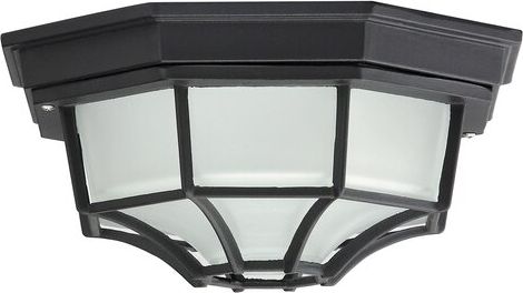 Rabalux Plafon zewnętrzny balkonowy czarny Rabalux Milano