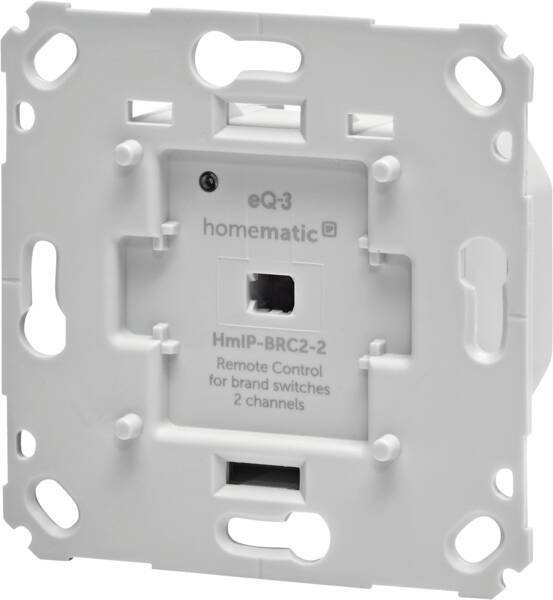eQ-3 Homematic IP Przycisk ścienny do markowych przełączników 2-fach BRC2-2