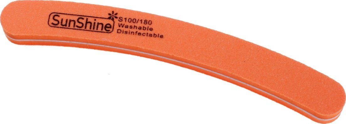 Cosmetics Zone Duża polerka do paznokci banan SUNSHINE 100/180