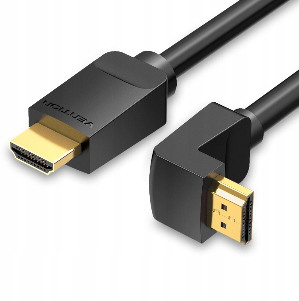 Kabel Vention Kabel HDMI Vention 3m 4K 60Hz ze złączem 90 stopni