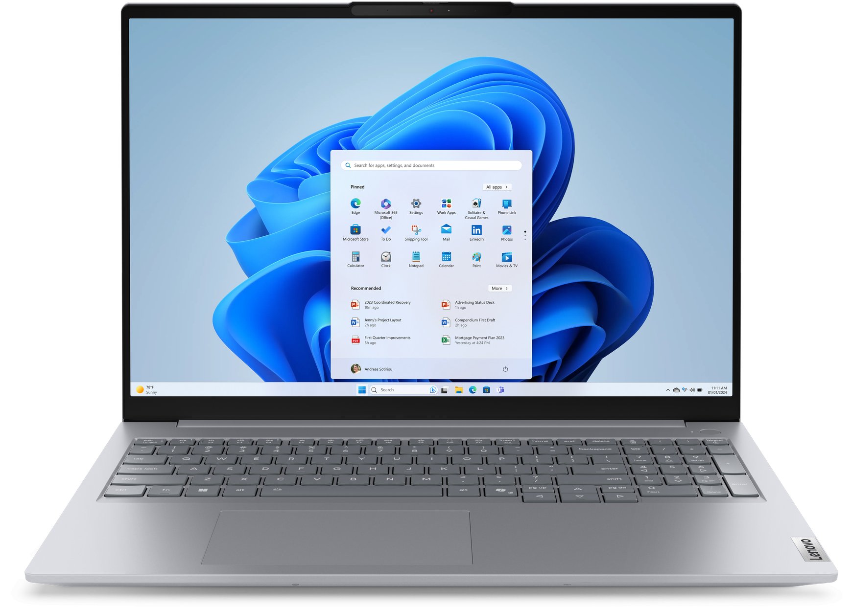 Laptop Lenovo ThinkBook 16 G8 IRL Core 5 210H / 16 GB / 512 GB / 60 Hz / Windows 11 Pro (21SH008GRI)