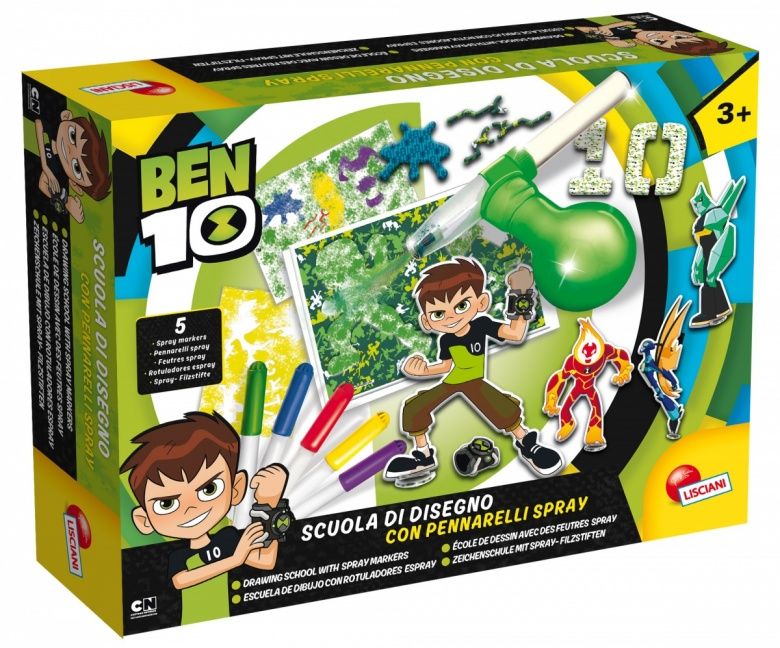 Lisciani Pisaki w sprayu Ben 10
