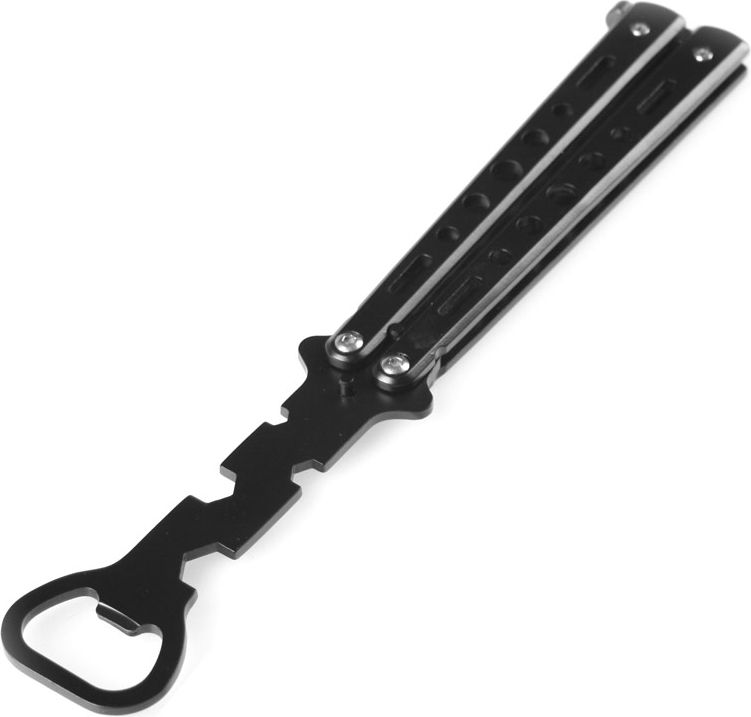 Gadget Factory Otwieracz do butelek Motylkowy czarny