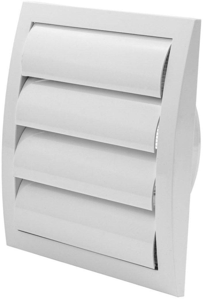 GRILLE PLASTIC 190X190/D125,WHITE