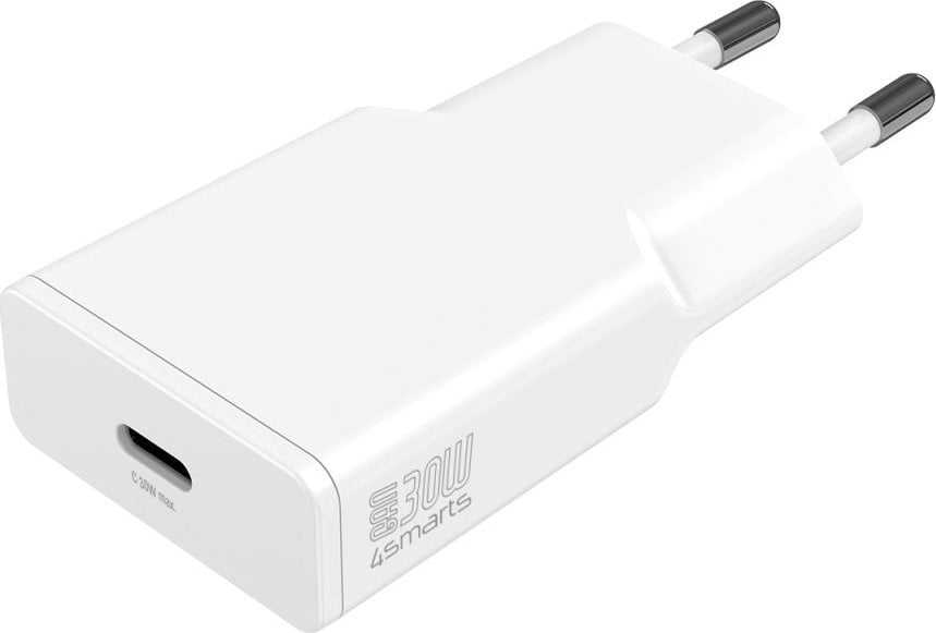 Ładowarka 4smarts Ładowarka sieciowa PDPlug Slim 30W GaN 1C biały