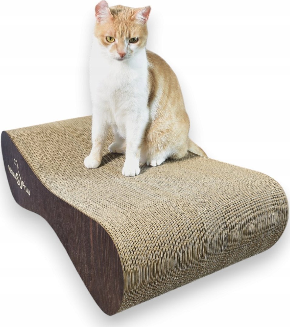 Drapak dla kota brązowy szeroki MIMI | 70x23x40 cm | MruuPruu