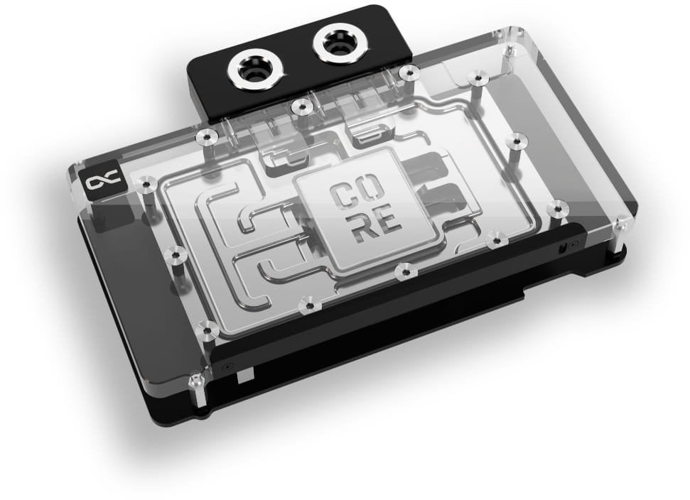 Alphacool Core GeForce RTX 5080 Phoenix Wasserblock, Backplate - Acryl, schwarz