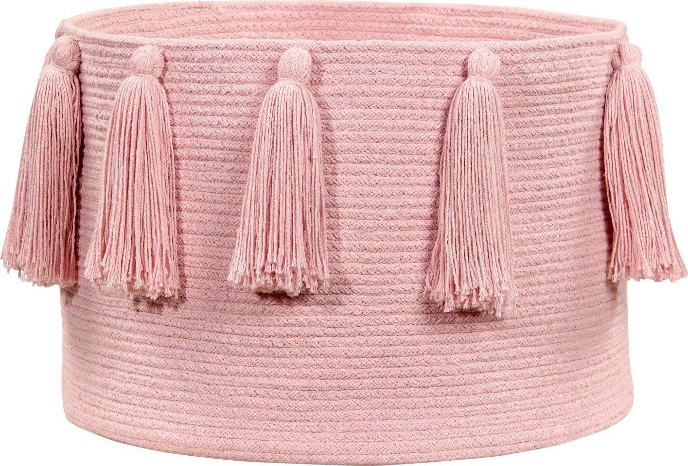 Lorena Canals Lorena Canals Kosz dekoracyjny Tassels Pink
