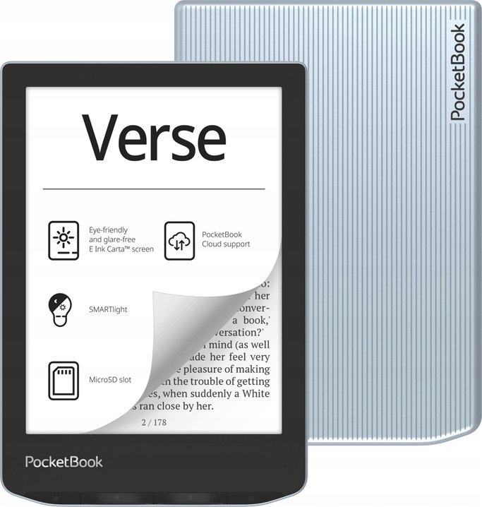 Czytnik PocketBook Verse Bright Blue wersja DACH (PB629-2-WW-B)